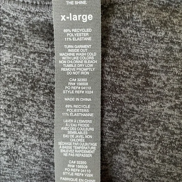 Vuori Ponto Performamce Charcoal Gray Drawstring Pants & Long Sleeve Crew XL - Picture 2 of 16